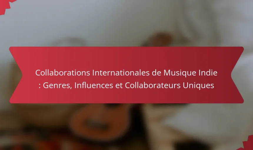 Collaborations Internationales de Musique Indie : Genres, Influences et Collaborateurs Uniques